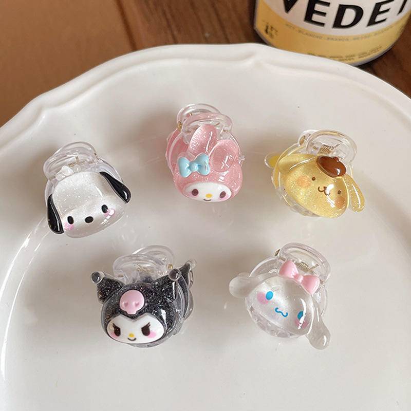 Kẹp Tóc Mini Hình Chú Chó Cinnamon Dễ Thương Cho Bé Gái