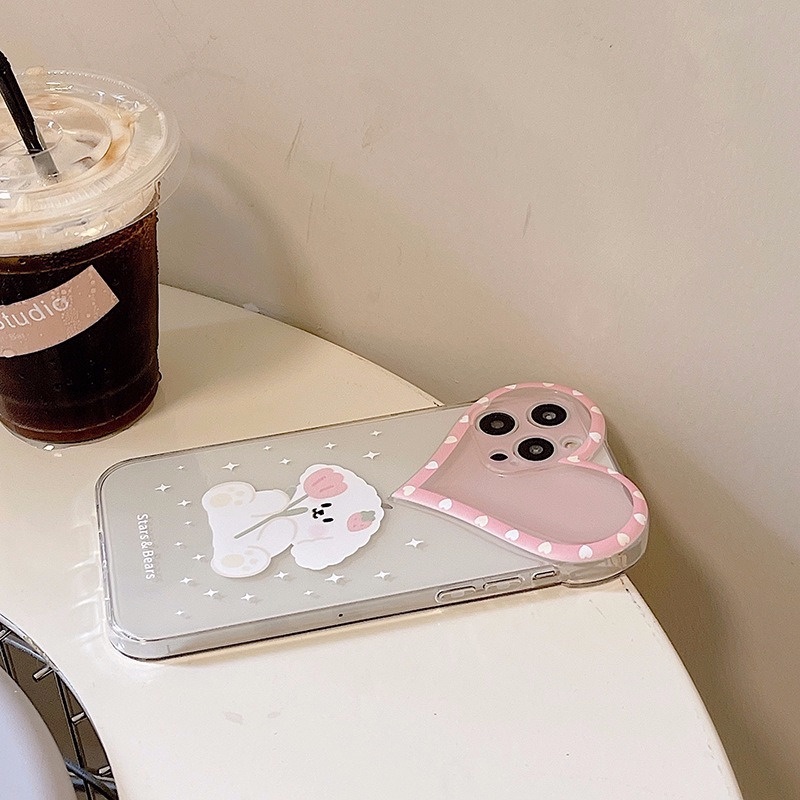 Ốp điện thoại họa tiết hoạt hình dễ thương dành cho Iphone 13 ProMax 11 12