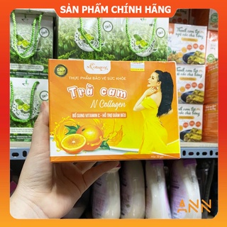 [Chính hãng] Detox Cam Giảm Cân N Collagen hộp 15 gói – Mỹ Phẩm N-Collagen – Trần Thị Bích Ngân