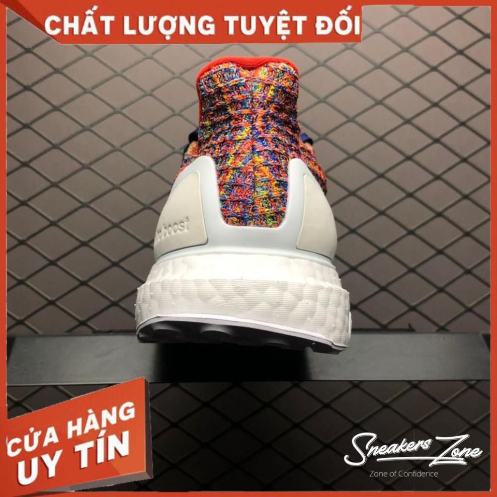 (FREE SHIP + HỘP + QUÀ) Giày thể thao ULTRA BOOST 4.0 multi colors xanh dương gót thổ cẩm siêu đẹp cho nam và nữ | WebRaoVat - webraovat.net.vn