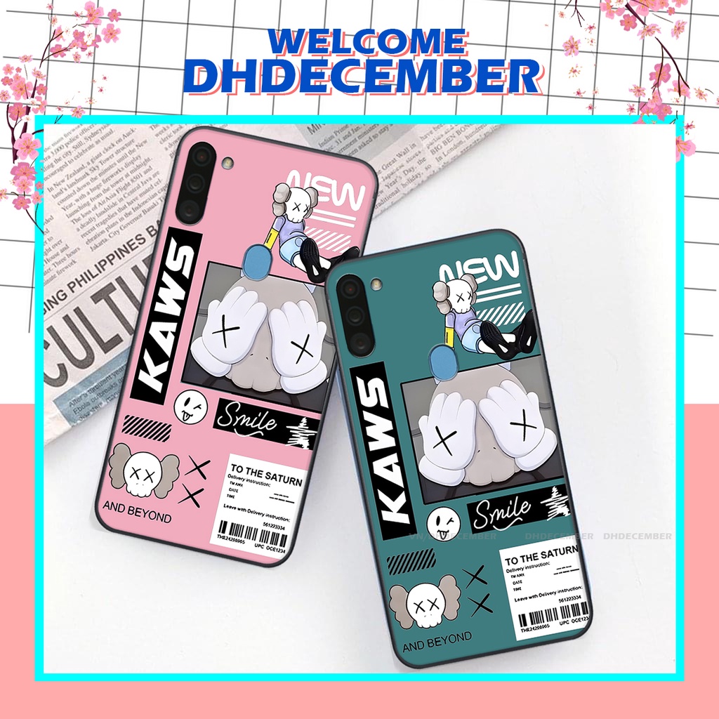 Ốp lưng Samsung Galaxy A11 / M11 in hình gấu K@ws, gấu nâu, dor@emon RẺ- ĐẸP- BỀN