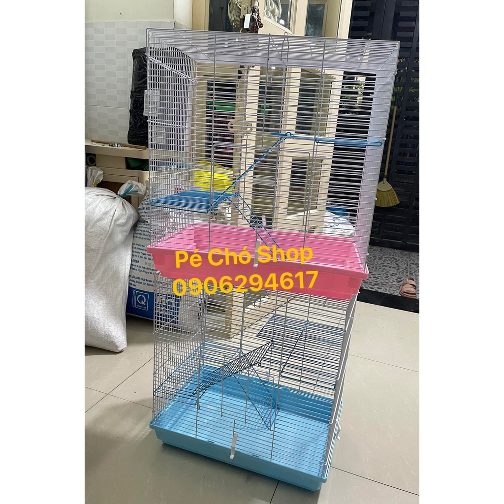 Lồng size đại 3 tầng  cho hamster,sóc,bọ ú,nhím kiểng .