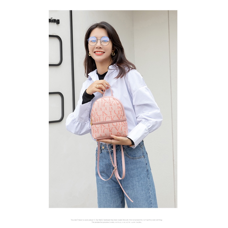 BaLô Nữ nhỏ MiNi Da PU Thời Trang Phong Cách Trẻ Trung Đi Học Đi Du Lịch BL01