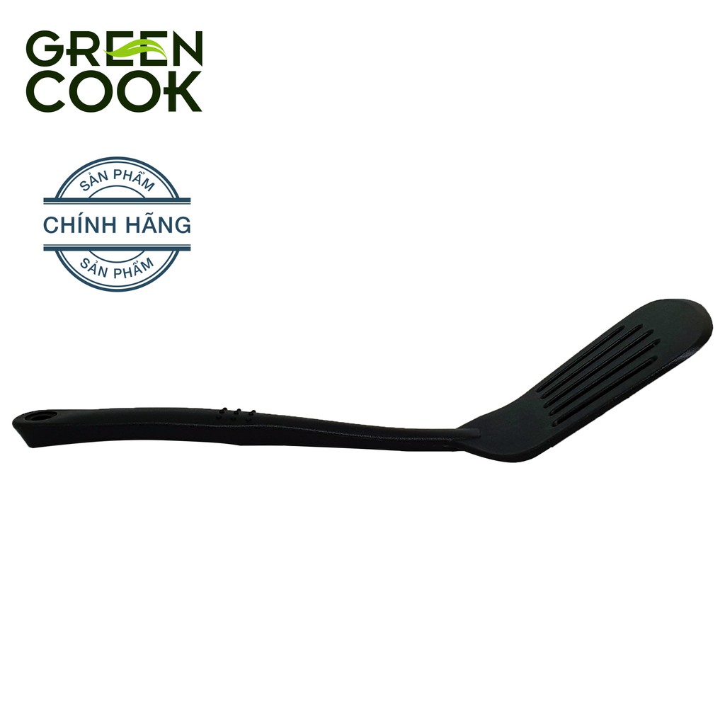 Sạn nấu ăn Green Cook chất liệu nhựa PA66 an toàn sức khỏe