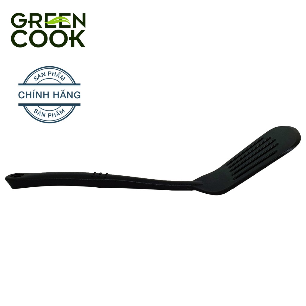 Sạn nấu ăn Green Cook chất liệu nhựa PA66 an toàn sức khỏe