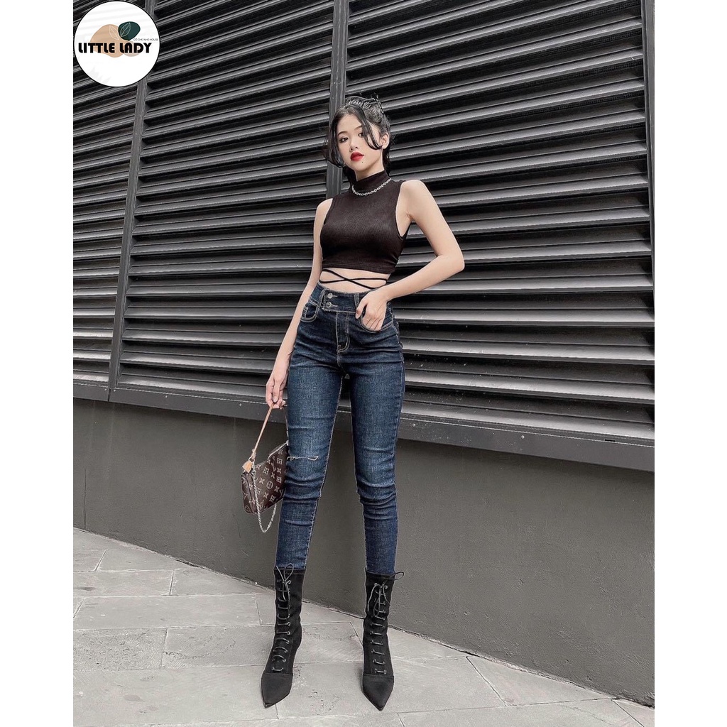 Áo Hở Lưng Cột Dây Sau Lưng Cổ Cao Sát Nách Chất Thun Borib 2 Chiều Freesize "HỞ LƯNG CỔ CAO CỘT DÂY" | BigBuy360 - bigbuy360.vn