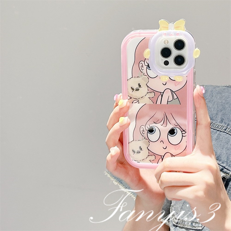 Ốp Điện Thoại Mềm Trong Suốt In Hình Quái Vật Xinh Xắn Cho iPhone 14 13 12 11 Pro Max X XR Xs Max 8 7 6 6s Plus SE 2020