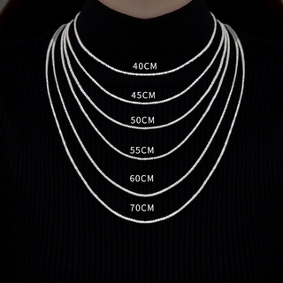 Dây chuyền bạc sequinn bạc 925 cực sáng - HDCT1