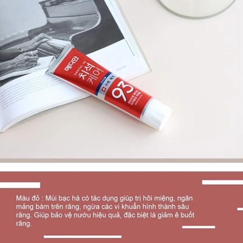 Kem đánh răng median dental IQ 93% Toothpaste 120g, giúp trắng răng, giảm ố, loại bỏ mùi hôi