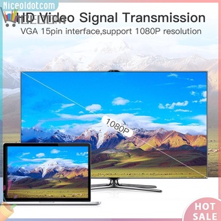 Đầu cáp chuyển đổi ổ cắm cái HDMI sang phích cắm đực VGA 1080P
