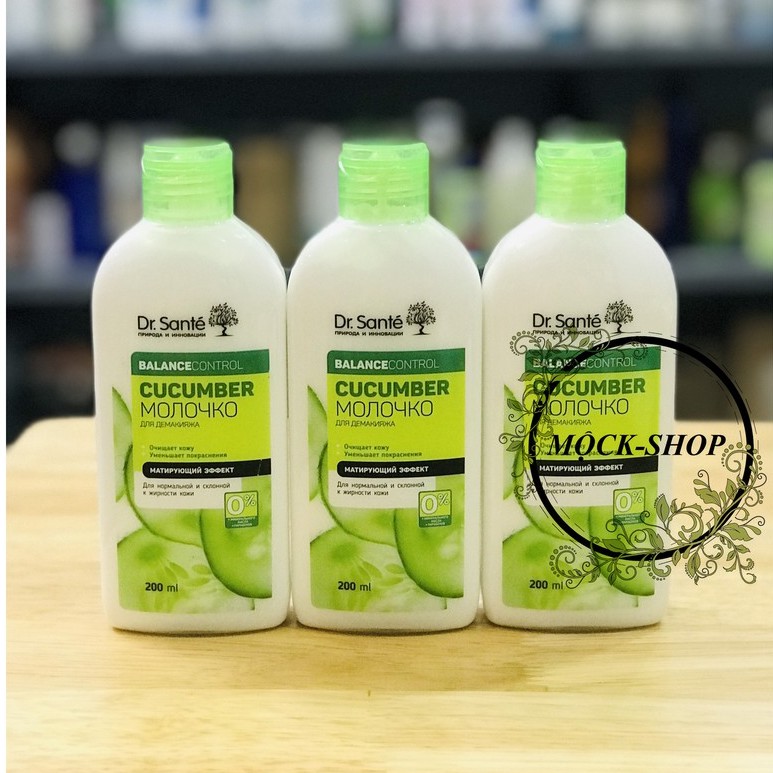 Sữa tẩy trang làm sạch sâu Dr. Santé Cucumber Balance Control  hàng nội địa Nga | BigBuy360 - bigbuy360.vn