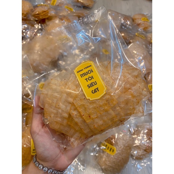 Bánh tráng muối tỏi phi thơm ngon cực siêu phẩm đặc sản Tây Ninh !