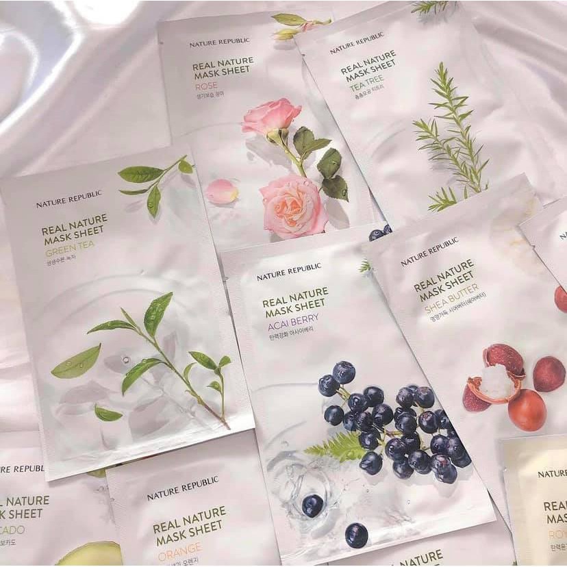 Mặt nạ giấy Nature Republic Real Nature Mask Sheet