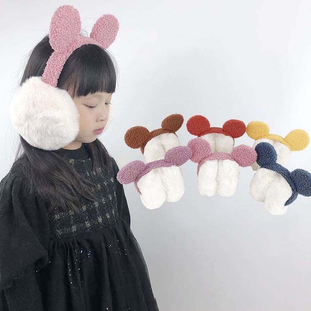 Bông Chụp Tai Giữ Ấm Mùa Đông Thiết Kế Dễ Thương Cho Bé