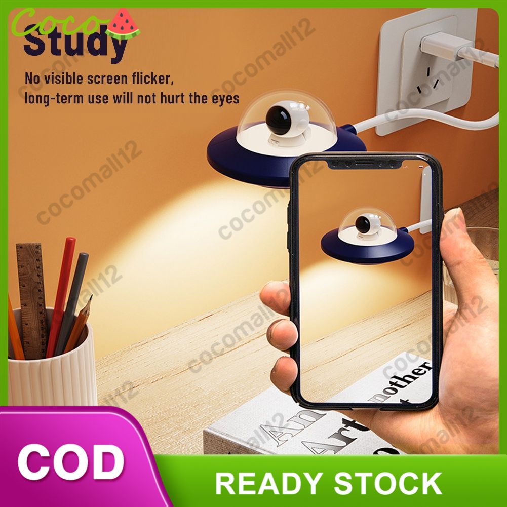 ⭐TRONG KHO bảo vệ Mắt ngủ cạnh giường ngủ USB ánh sáng vẫy cảm ứng điều khiển từ xa thời gian LED ánh sáng ban đêm UFO ánh sáng⭐Cocomall12