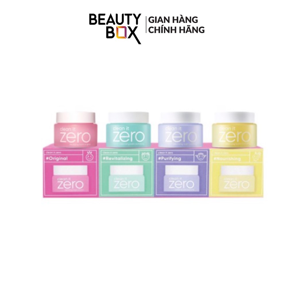 Bộ Sáp Tẩy Trang Dành Banila Co Clean It Zero Cleansing Balm Original Miniature Set