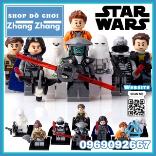Đồ chơi Xếp hình Star Wars Darth Malgus - Snowtrooper - Kordi - Naare - Chewbacca - Zander Rowan Minifigures Xinh X0132