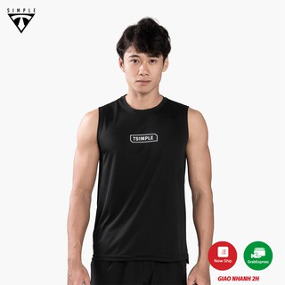 Áo Ba Lỗ Nam Tsimple, tank top tập gym VER 1, vải thun lạnh thoáng mát, thấm hút mồ hôi, co dãn 4 chiều nhiều màu