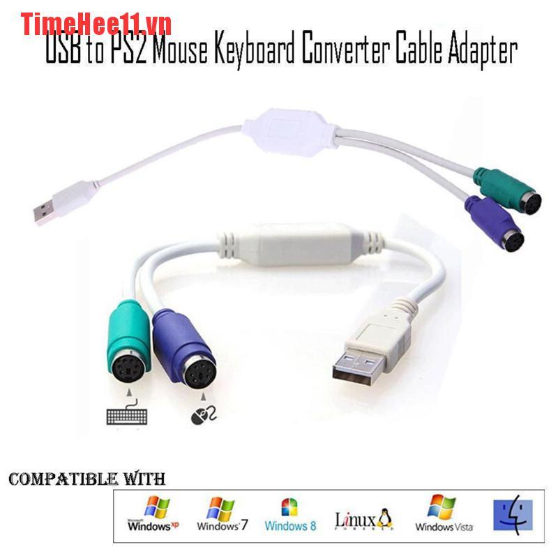 Đầu Chuyển Từ Timehe11) Usb Sang Ps2 Usb-To-Ps2