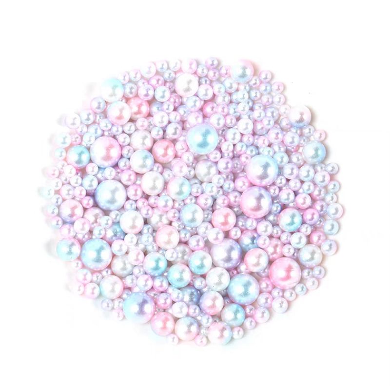 Hạt Chuỗi Có Lỗ Giả Ngọc Trai Nhựa ABS.