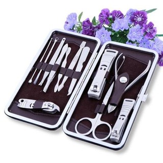 Bộ Dụng Cụ Chăm Sóc Móng 12 Món