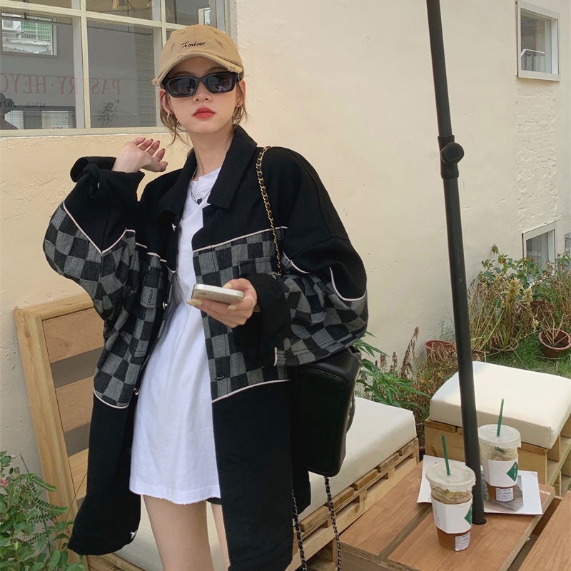 Áo khoác jeans tay dài thời trang dành cho nữ