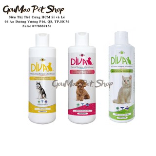 Sữa tắm Diva chuyên dụng cho Spa- Sữa tắm cho chó thơm-mềm- mượt thumbnail