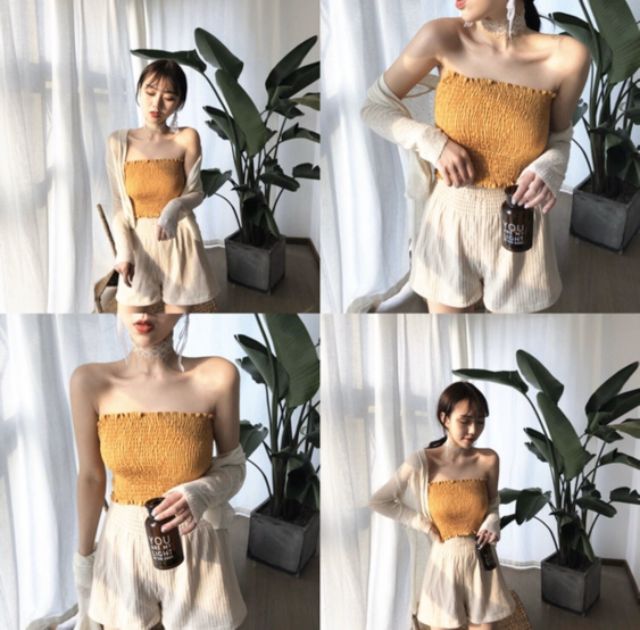 Áo ống nhún siêu xinh huyền thoại lên phôm chuẩn đẹp | BigBuy360 - bigbuy360.vn