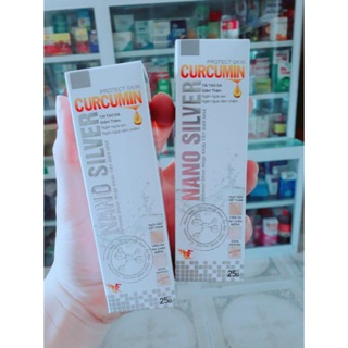 (Mua 3 tuýp giá còn 85k/1 tuýp) Kem bôi da thuỷ đậu, zona, tay chân miệng Nano Silver Curcumin