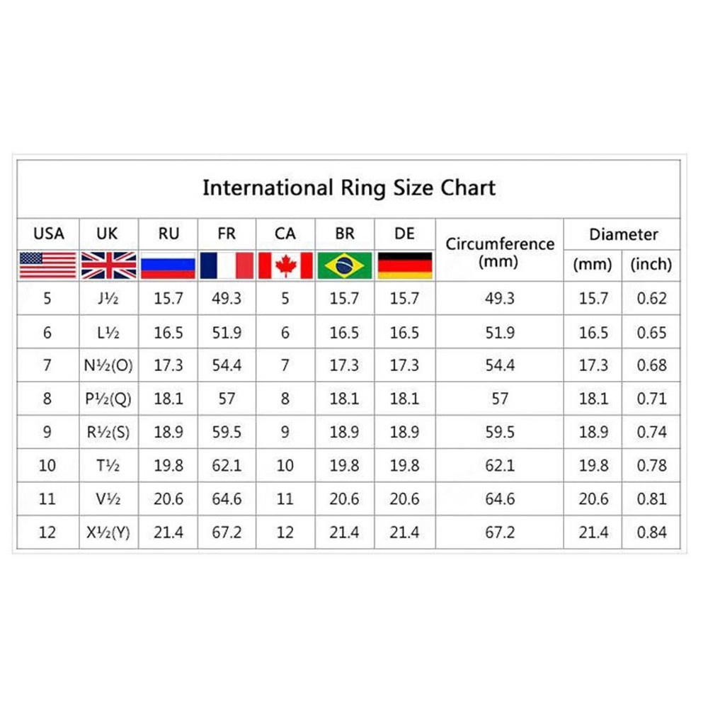 【sweet】2PCS woman fashion Retro Elegant Square Zircon Ring for party wedding Jewelry Set size 5-10