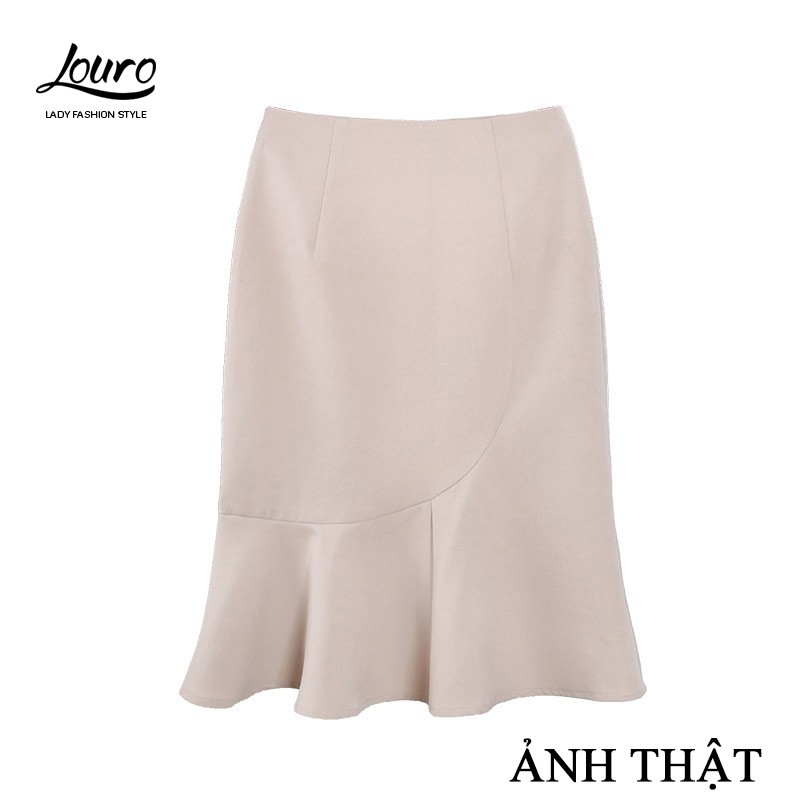 Chân váy đuôi cá công sở Louro L1000,ẢNH THẬT chân váy dáng dài tôn eo, lên dáng | BigBuy360 - bigbuy360.vn