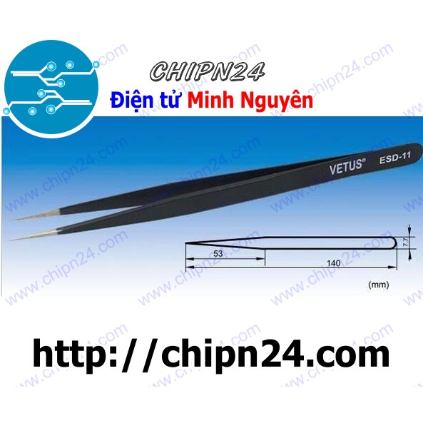 [1 CÂY] Nhíp thẳng ESD-11 ESD11