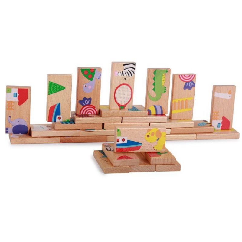 [xả kho giá sốc] Domino nối hình con vật [ 2bn shop đồ chơi thông minh]