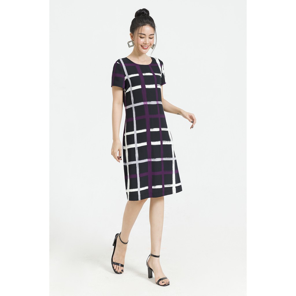 Đầm Suông LAMER Cổ Tròn L63T20H038