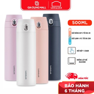 Bình giữ nhiệt LocknLock LHC3257 Featherlight One-touch Tumbler 500ml - Hàng chính hãng