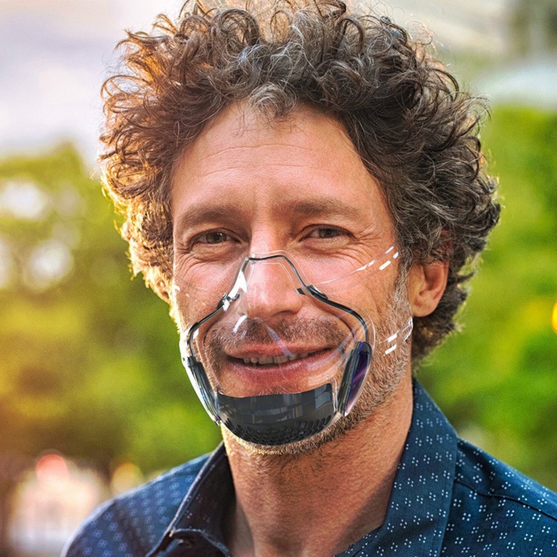 Khẩu trang nhựa trong suốt chống chói thời trang cho người lớn