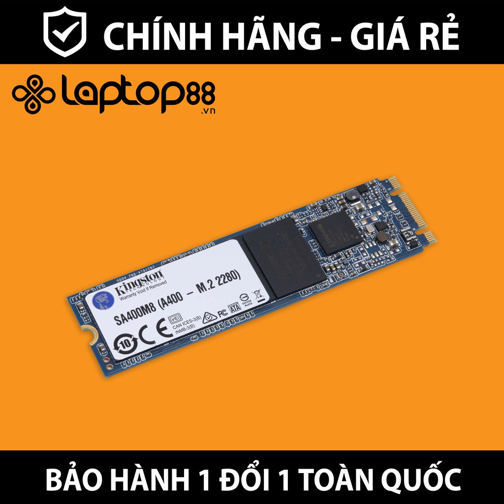 Ổ cứng SSD M.2 2280 Kingston SA400M8 / SNS8180S3 SATA III HÀNG CHÍNH HÃNG BH 36 THANG