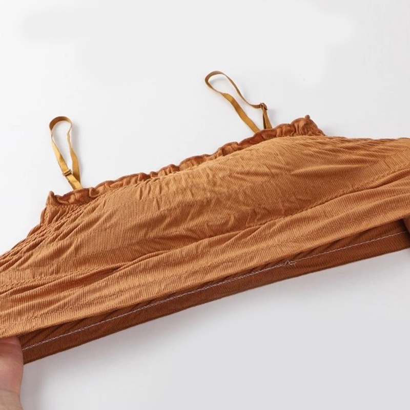 Áo Ngực Ống Nhún Bèo Thời Trang Đường Phố Quyến Rũ Cho Nữ