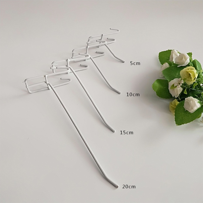 Combo 10 Tay cài lưới sắt, Móc cài lưới sơn tĩnh điện 10cm, 15cm, 20cm dùng cho shop cửa hàng siêu thị