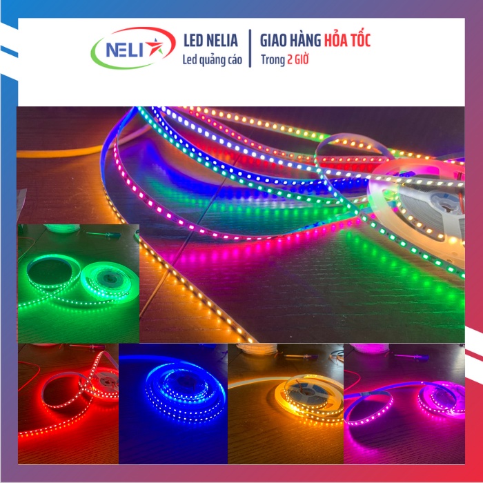Cuộn led dây 5m bản 8mm chip led 2835 120 led/m siêu sáng.
