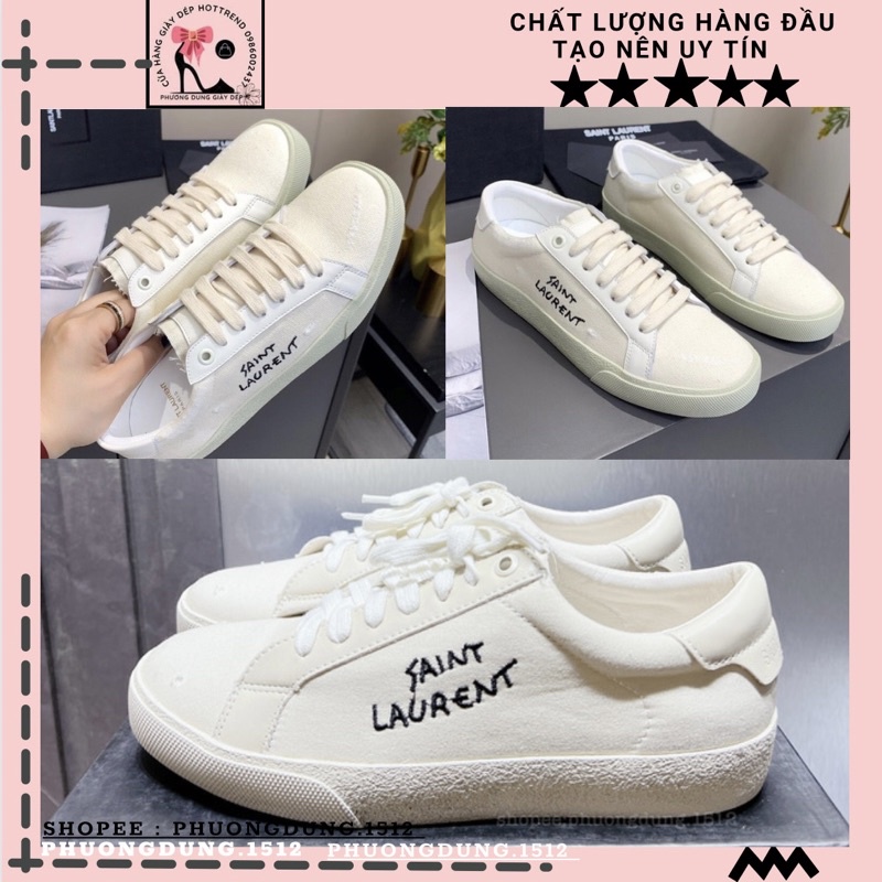Giày Thể Thao Saint laurent Nữ Hàng Fullbox Bill, Kèm Video Ảnh Thật