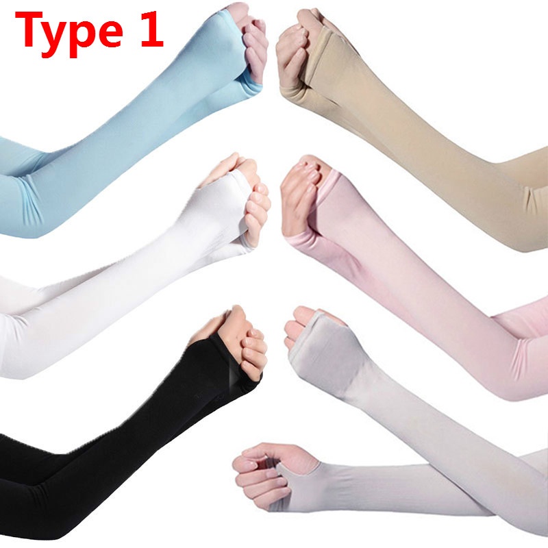 Cặp Găng Ống Tay Chống Nắng Chống Tia UV Bảo Vệ Khi Chơi Thể Thao Ngoài Trời