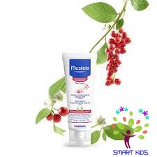 Kem Dưỡng Da Mặt Cho Trẻ Sơ Sinh &amp; Em Bé Có Da Nhạy Cảm Mustela Soothing Moisturizing Cream 40ml