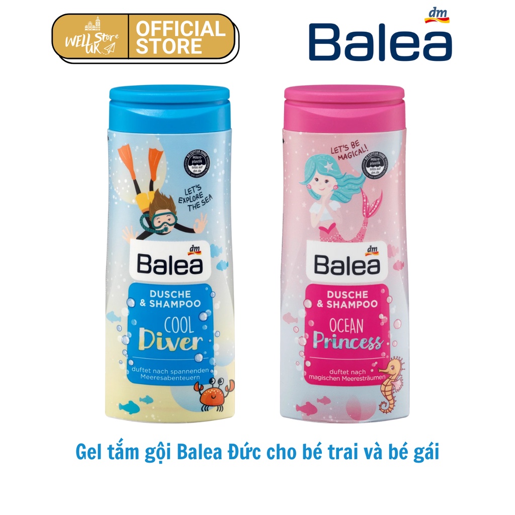 Đức- Sữa tắm gội Balea cho bé 300ml