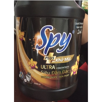 Nước Giặt Xả Spy Plus Khử Mùi 3500ml Hương Nước Hoa Pháp