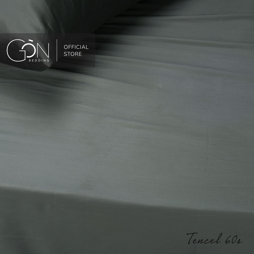 [Nhiều màu] Ga Giường Bo Thun Gòn Bedding Lụa Tencel Satin 60s Cao Cấp Màu Trơn 1m8x2m