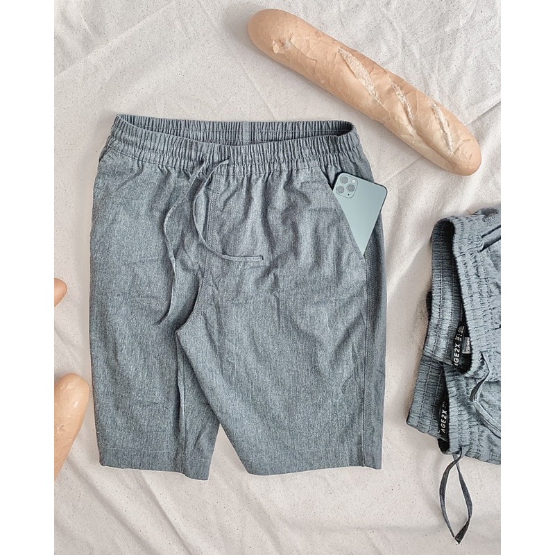 Quần Short nam AGE2X chất kaki cotton Wash mềm thấm mồ hôi, khô nhanh, chính hãng vnxk AGE2X