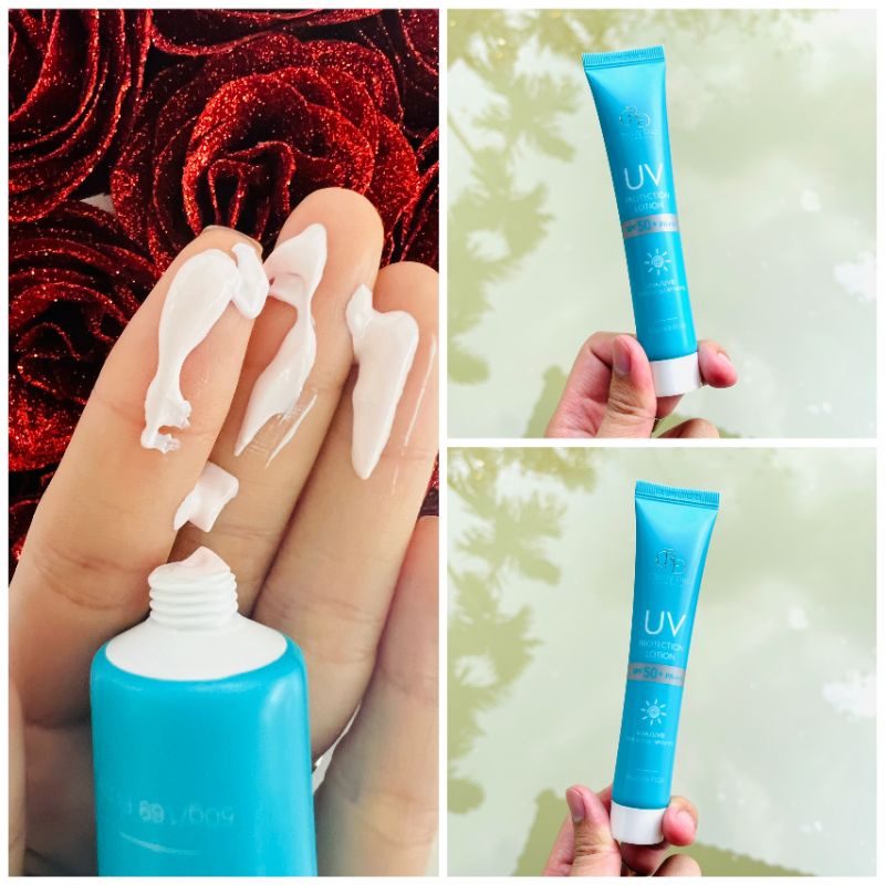 Kem chống nắng tia UVA UVB cho da dầu mụn , dưỡng trắng da mặt , ngừa lão hóa SPF50+ an toàn tại nhà CRD