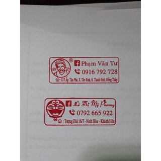 KHẮC CON DẤU CHO CỬA HÀNG, CÔNG TY - SHINY S844