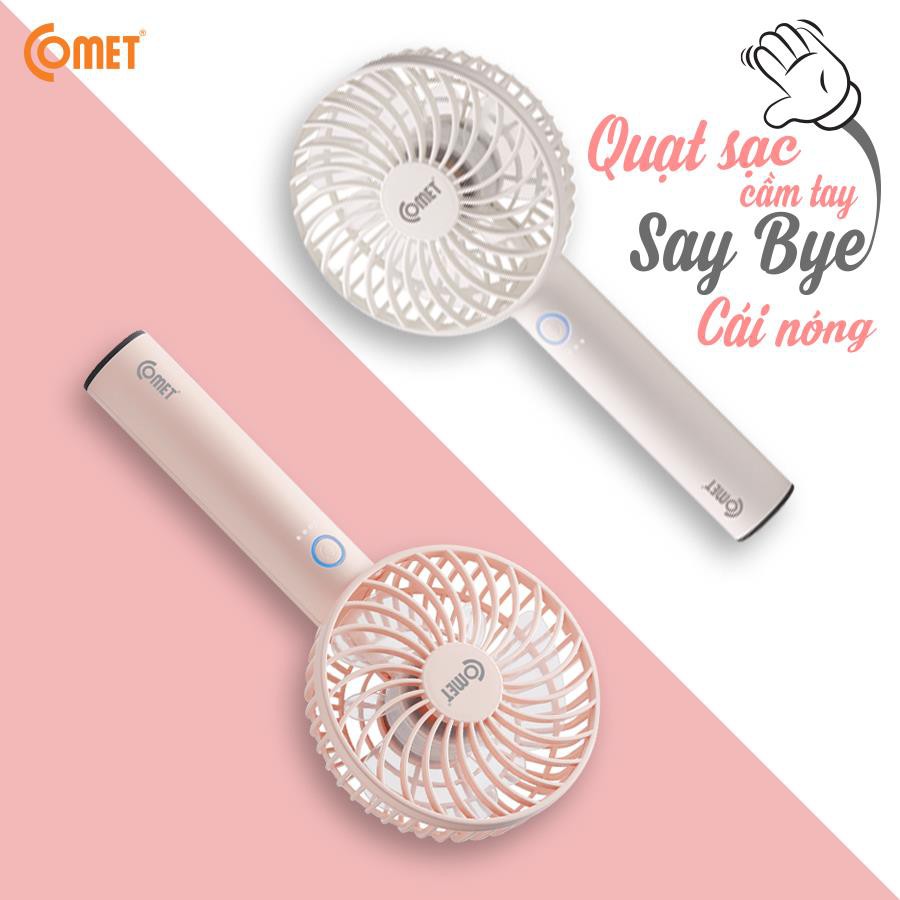 Quạt sạc cầm tay comet CRF1004 chính hãng